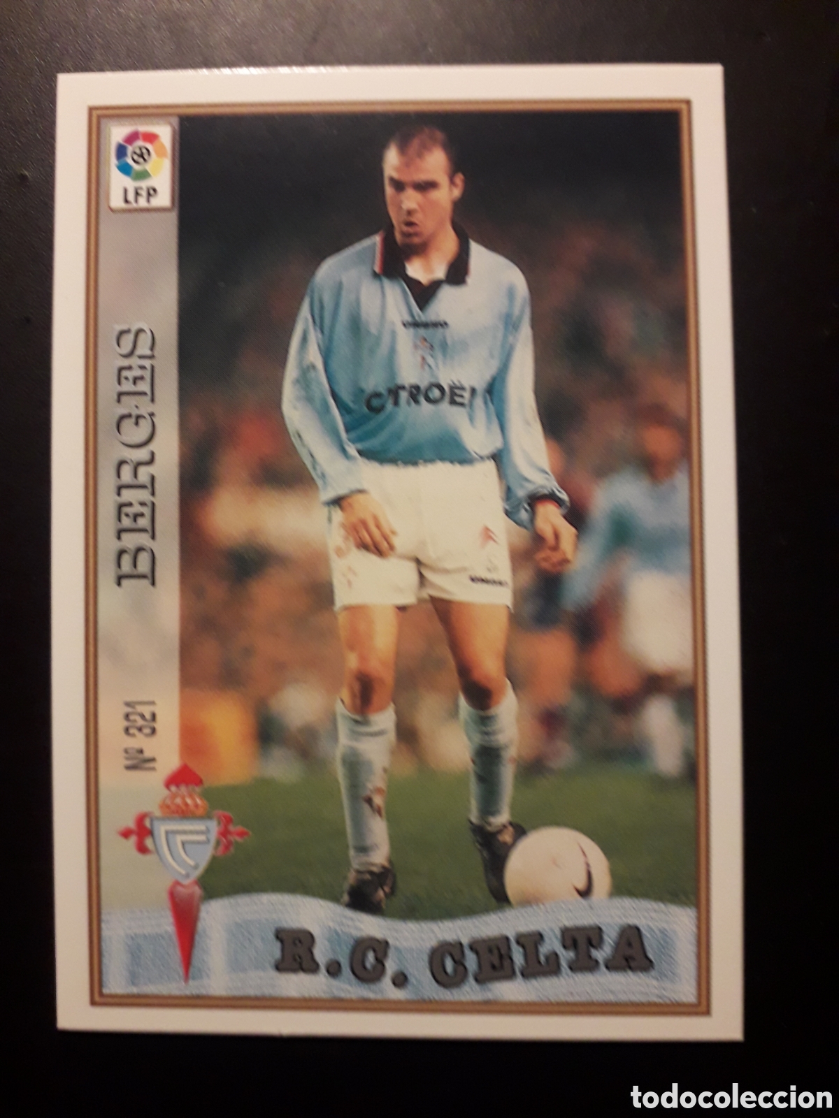 Cromos de F&uacute;tbol: BERGES CELTA DE VIGO N&deg; 321 LAS FICHAS DE LA LIGA 1997 1998 97 98 MUNDICROMO MC PEDIDO M&Iacute;NIMO 3&euro;