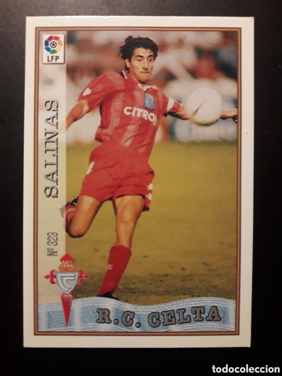 Cromos de F&uacute;tbol: SALINAS CELTA DE VIGO N&deg; 323 LAS FICHAS DE LA LIGA 1997 1998 97 98 MUNDICROMO MC PEDIDO M&Iacute;NIMO 3&euro;