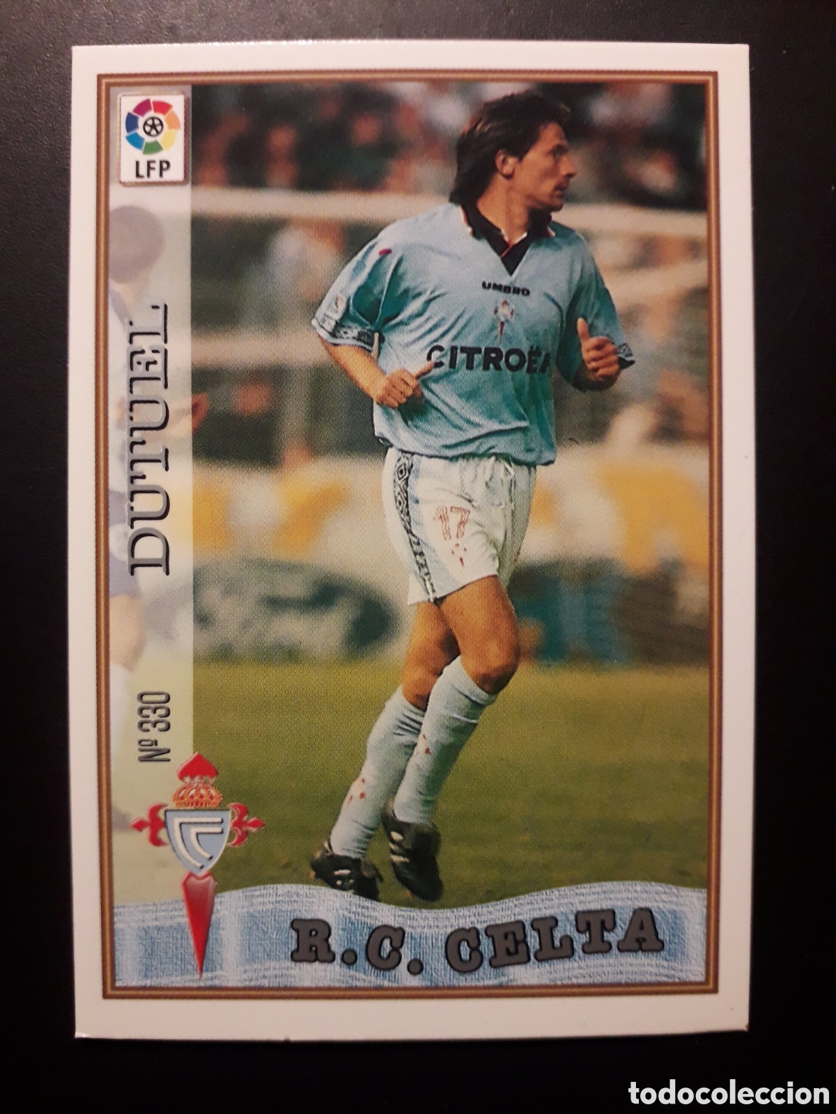 Cromos de F&uacute;tbol: DUTUEL CELTA DE VIGO N&deg; 330 LAS FICHAS DE LA LIGA 1997 1998 97 98 MUNDICROMO MC PEDIDO M&Iacute;NIMO 3&euro;