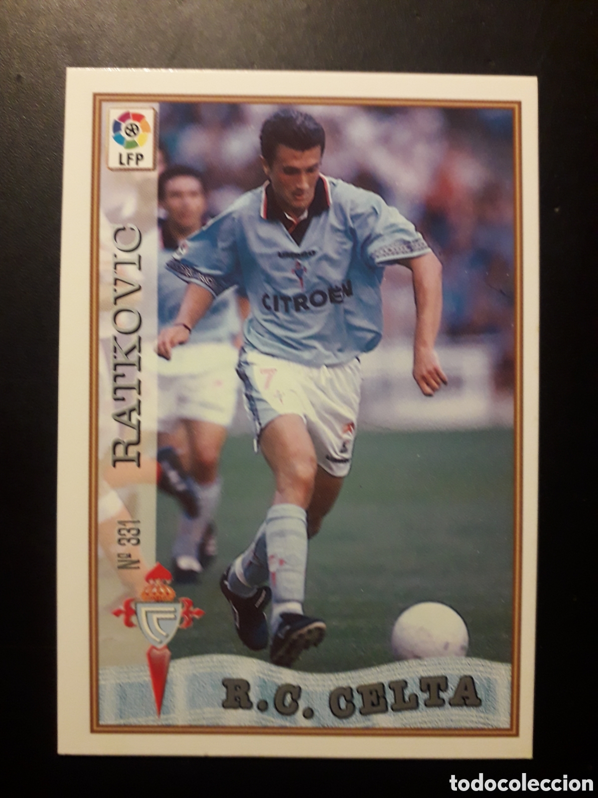 Cromos de F&uacute;tbol: RATKOVIC CELTA DE VIGO N&deg; 331 LAS FICHAS DE LA LIGA 1997 1998 97 98 MUNDICROMO MC PEDIDO M&Iacute;NIMO 3&euro;