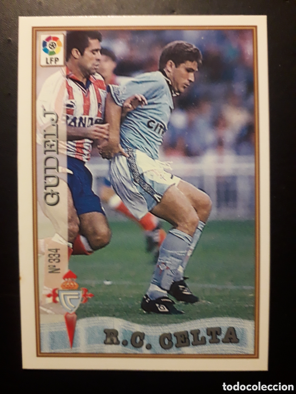 Cromos de F&uacute;tbol: GUDELJ CELTA DE VIGO N&deg; 334 LAS FICHAS DE LA LIGA 1997 1998 97 98 MUNDICROMO MC PEDIDO M&Iacute;NIMO 3&euro;