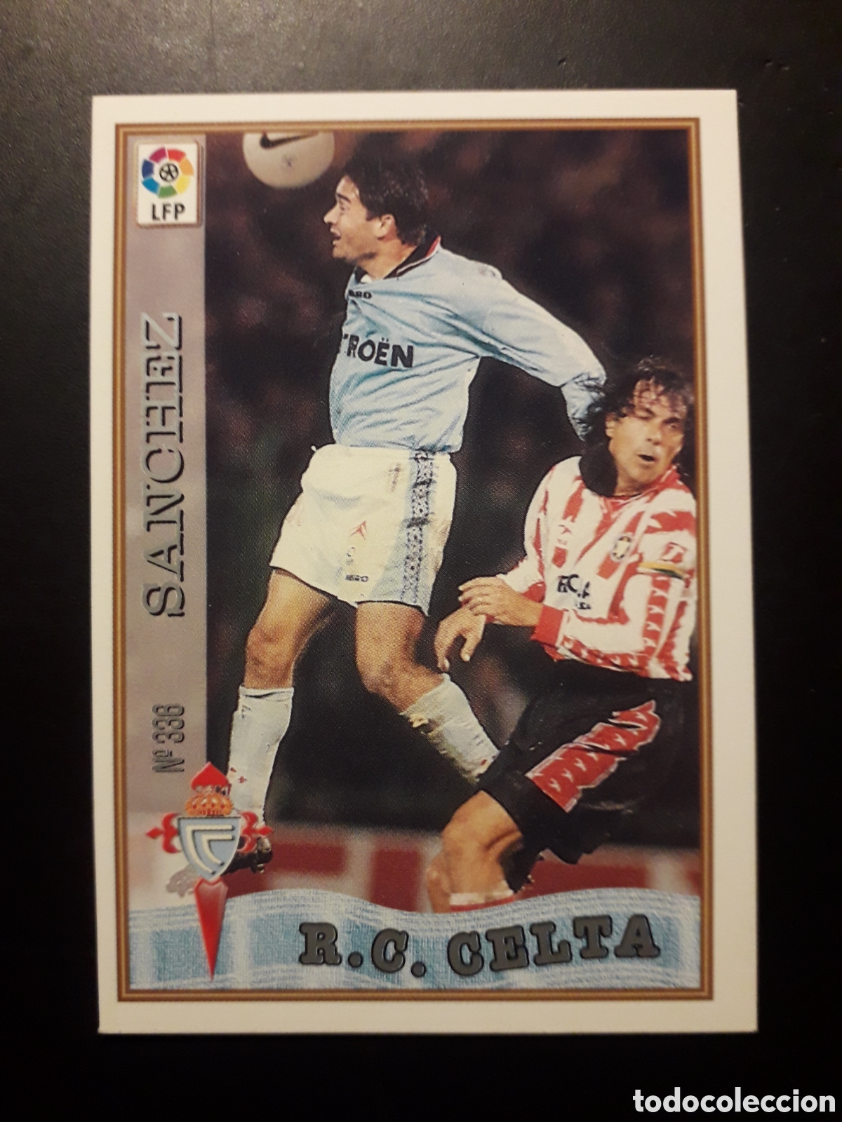 Cromos de F&uacute;tbol: S&Aacute;NCHEZ CELTA DE VIGO N&deg; 336 LAS FICHAS DE LA LIGA 1997 1998 97 98 MUNDICROMO MC PEDIDO M&Iacute;NIMO 3&euro;