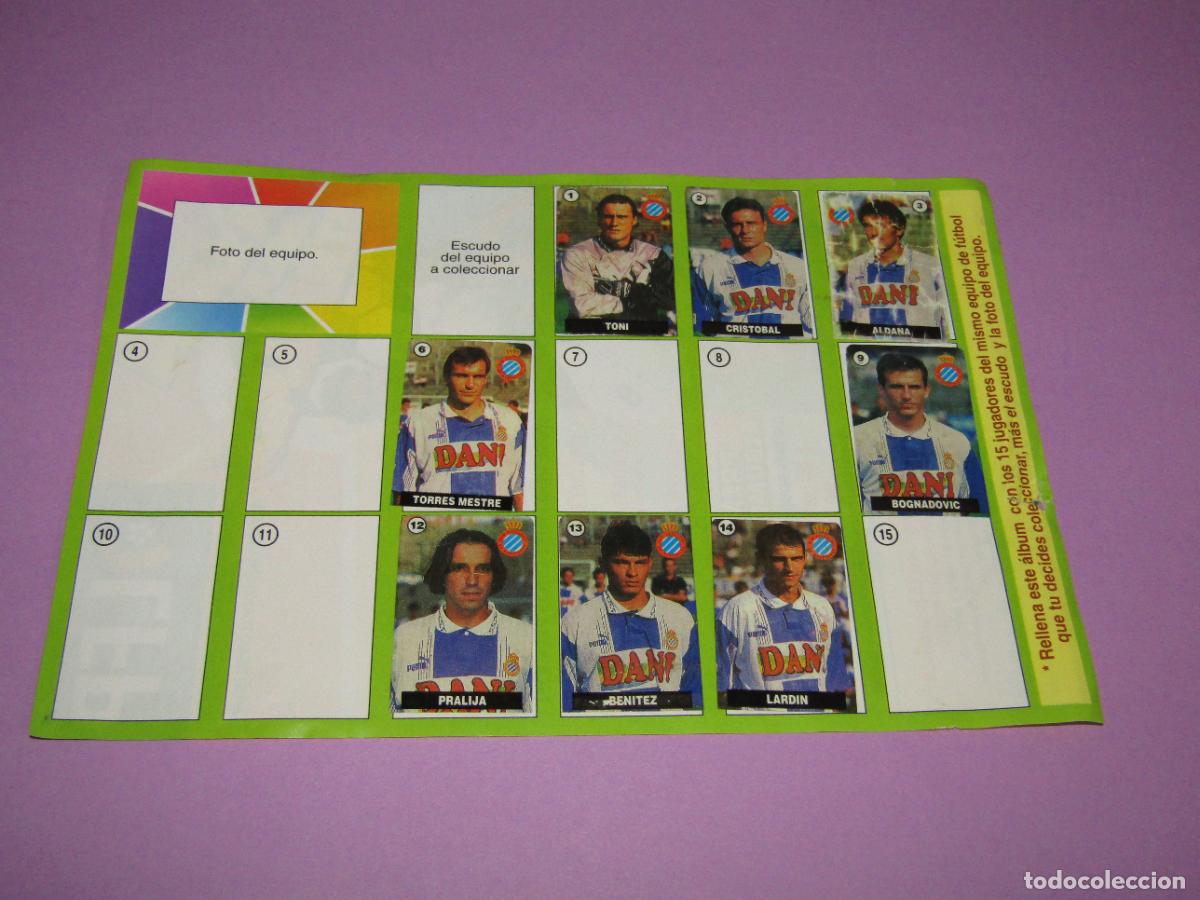 Figurine di Calcio: Antiguo &Aacute;lbum con 8 Cromos del ESPA&Ntilde;OL LFP LIGA de las ESTRELLAS 1996-97, 96-97 del Chicle VIDAL
