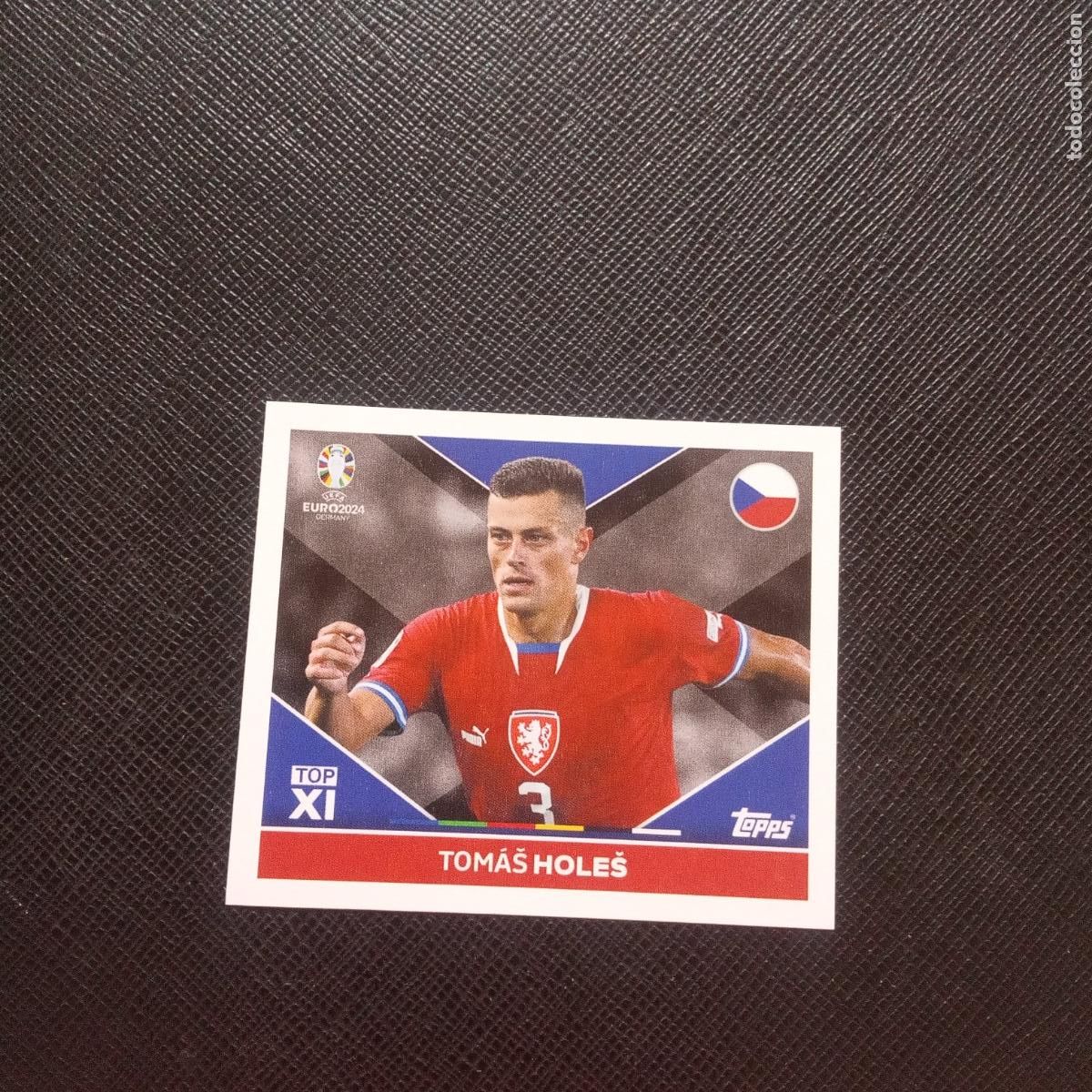 Cromos de Futebol: TOP 1 HOLES R CHECA TOPPS EUROCOPA ALEMANIA FUTBOL 2024 EURO CROMO 24 SIN PEGAR (MD1-10/11) PG64