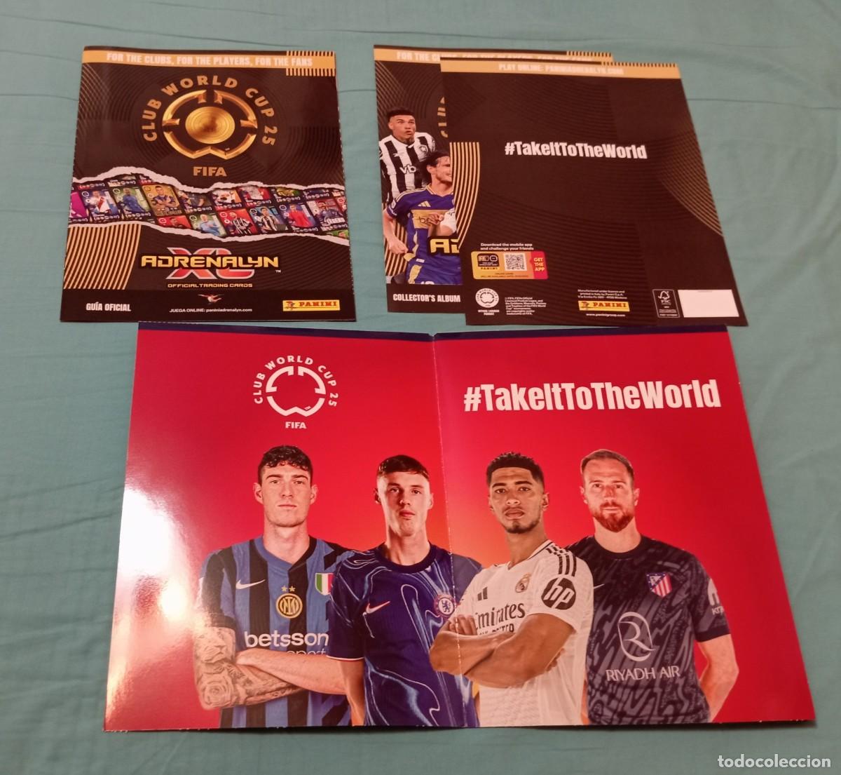 Cromos de F&uacute;tbol: -ADRENALYN MUNDIAL DE CLUB 2025 : GUIA + TABLERO JUEGO + PORTADAS ALBUM