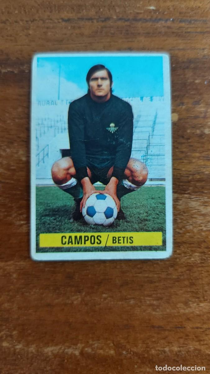 Cromos de f&uacute;tbol: CAMPOS ( REAL BETIS ) BAJA EDICIONES ESTE 1974/75 74/75 SIN PEGAR NUNCA PEGADO