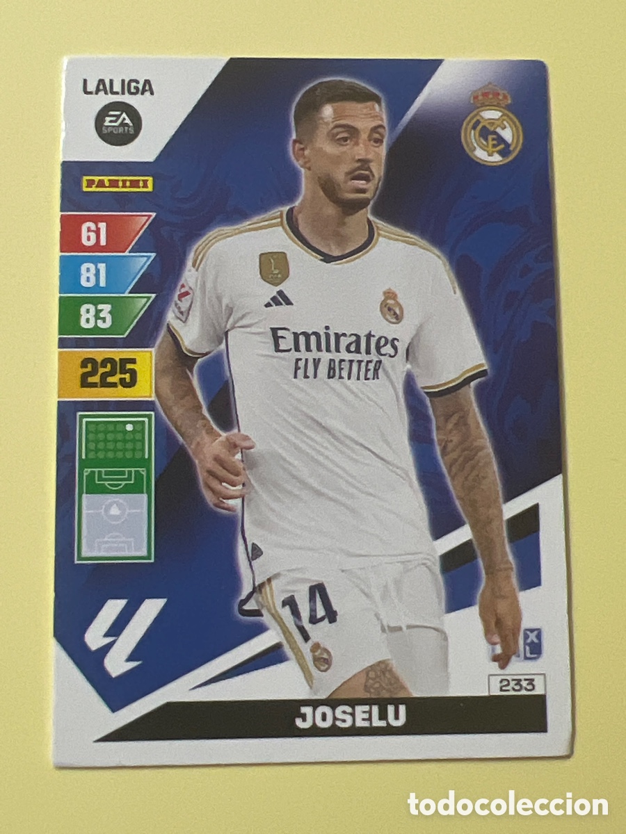 Figurine di Calcio: E1494. Cromo Futbol Liga 2023-24 Adrenalyn XL 233.Joselu.Real Madrid.Panini