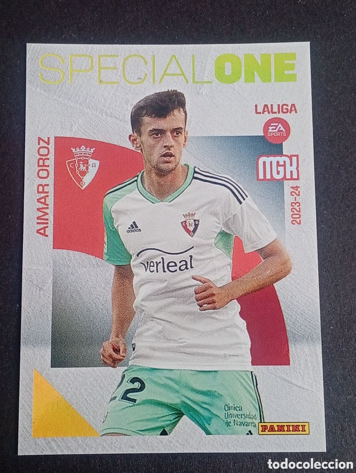 Fu&szlig;ball-Sticker: 379 special one AIMAR OROZ OSASUNA MEGACRACKS 2023 2024 23 24 CROMOS CARDS TOPPS ADRENALYN TCG