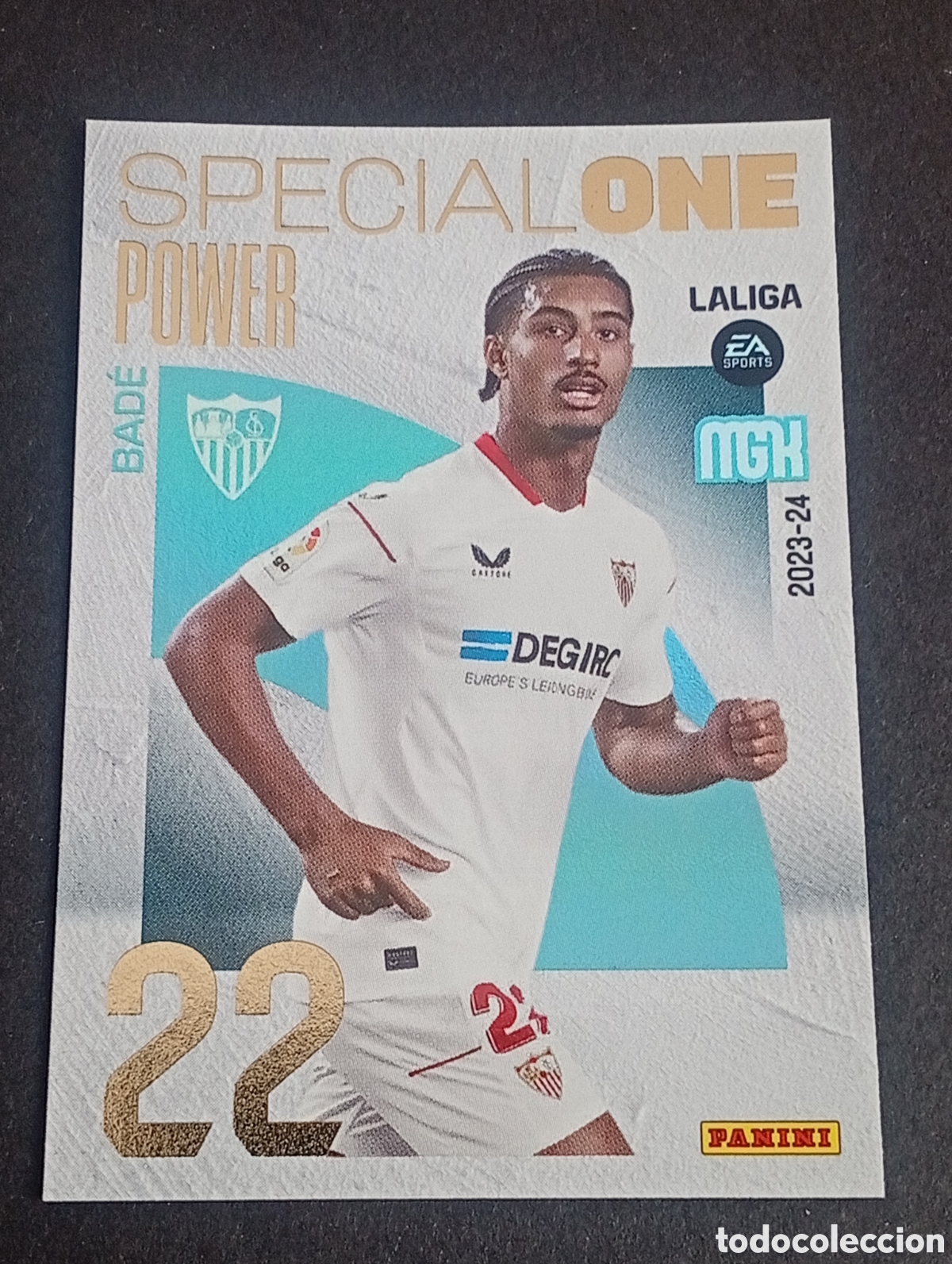 Figurine di Calcio: P384 special one power paralela BADE SEVILLA MEGACRACKS 2023 2024 23 24 CROMOS P 384 TOPPS