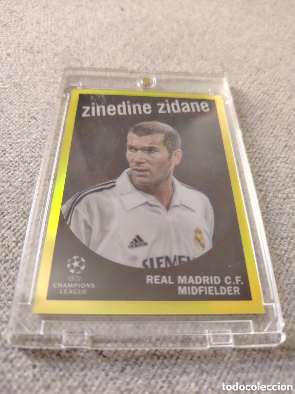 Cromos de f&uacute;tbol: Cromo Zidane. Topps. Numerado - Foto 1