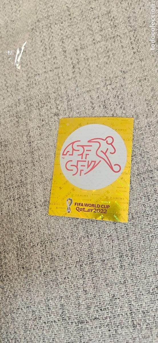 Figurine di Calcio: 2 escudo Suiza mundial world cup quatar qatar mundial quatar catar 2022 22 sin pegar