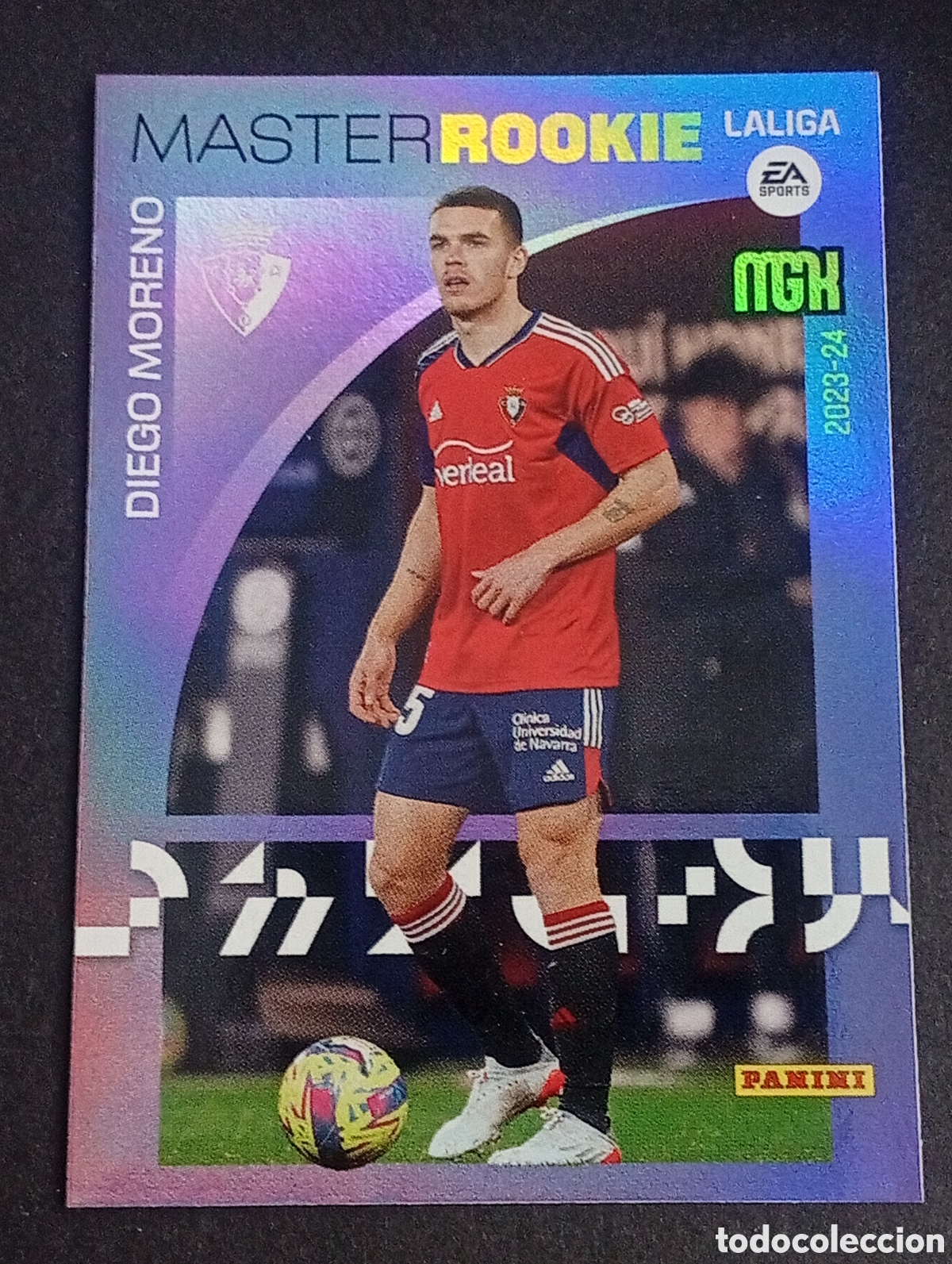 Football Stickers: 416 m&aacute;ster rookie DIEGO MORENO OSASUNA MEGACRACKS 2023 2024 23 24 CROMOS CARDS ADRENALYN