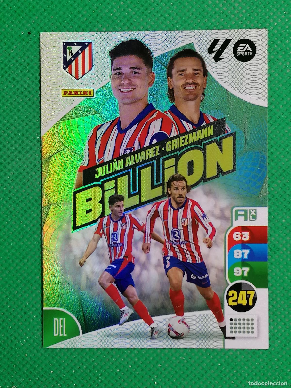 Cromos de F&uacute;tbol: ALVAREZ GRIEZMANN ATLETICO MADRID LIMITADA BILLION ⚽ PANINI LIGA ADRENALYN XL 2024 2025 24 25 ⚽