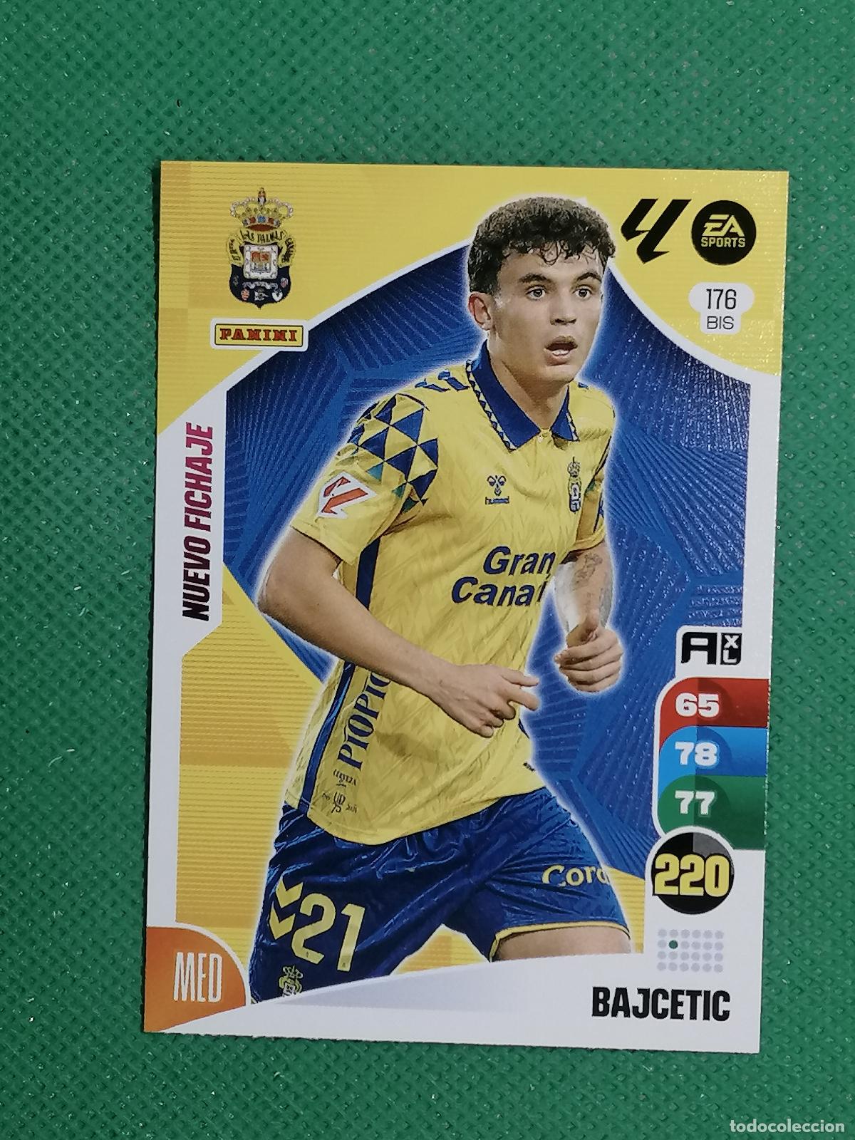 Fu&szlig;ball-Sticker: 176 BIS 176BIS BAJCETIC LAS PALMAS FICHAJE ⚽ LIGA ADRENALYN XL 2024 2025 24 25 ⚽