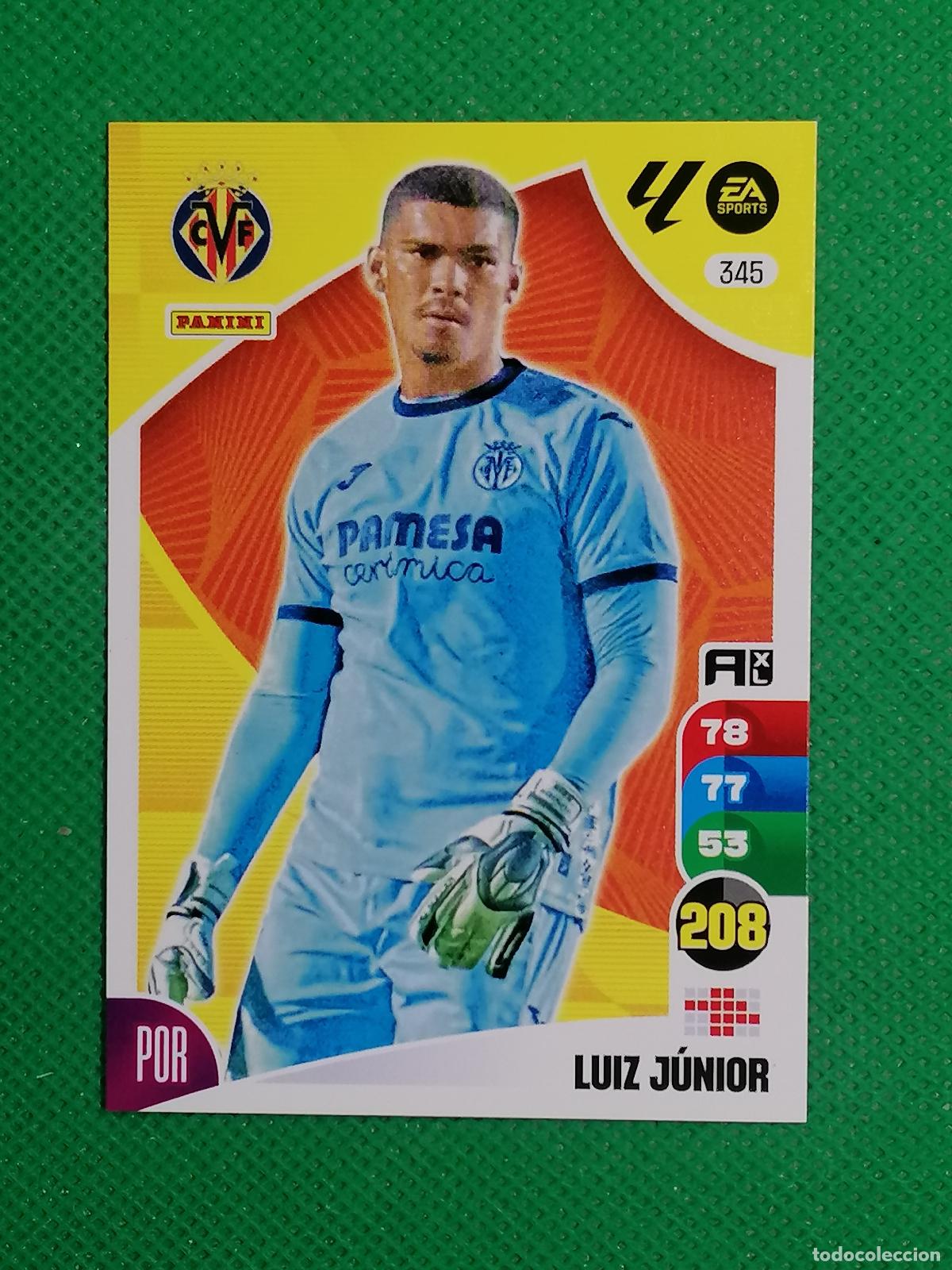Cromos de F&uacute;tbol: 345 LUIZ JUNIOR VILLARREAL ⚽ PANINI LIGA ADRENALYN XL 2024 2025 24 25 ⚽