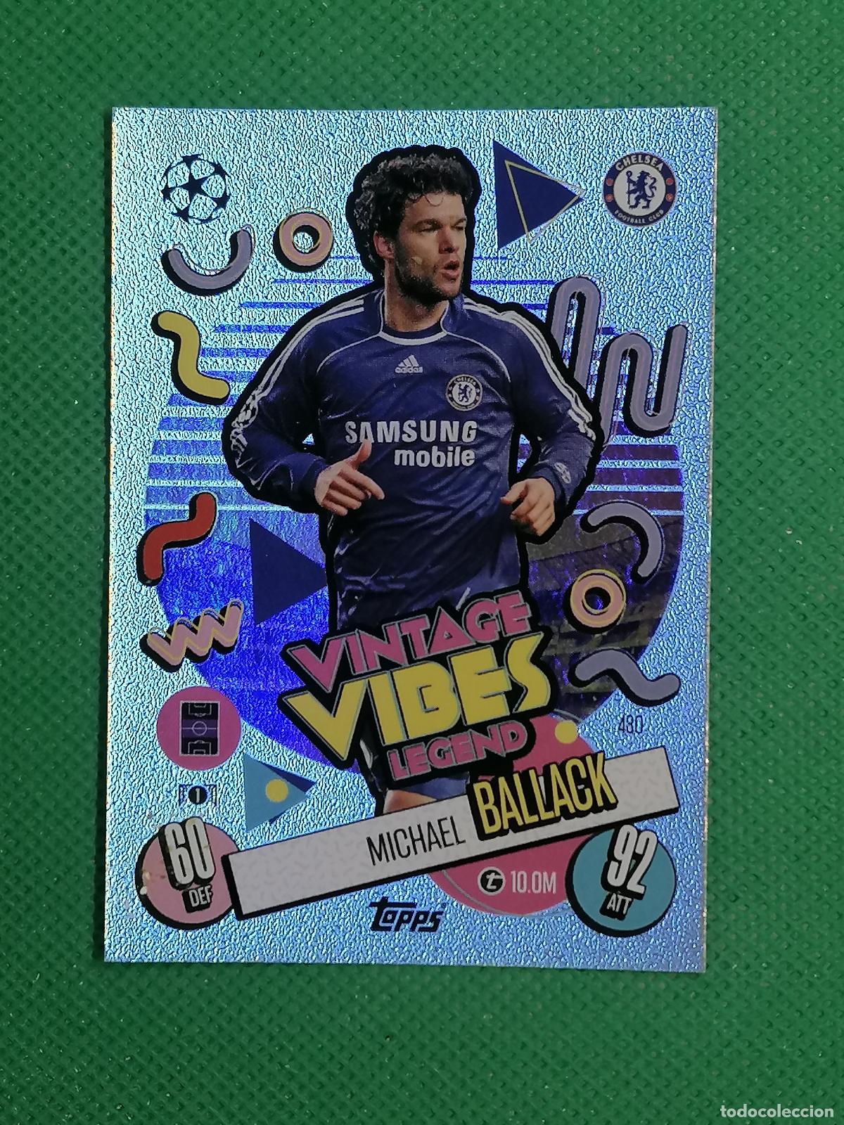 Cromos de F&uacute;tbol: 430 MICHAEL BALLACK VINTAGE VIBES LEGEND ⚽ TOPPS MATCH ATTAX 2024 2025 24 25 ⚽