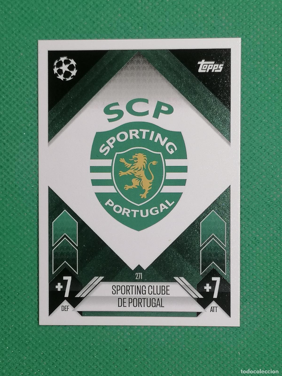 Cromos de F&uacute;tbol: 271 ESCUDO SPORTING PORTUGAL ⚽ TOPPS MATCH ATTAX 2024 2025 24 25 ⚽