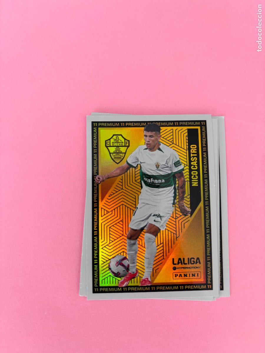 Figurine di Calcio: PREMIUM NICO CASTRO ELCHE LA LIGA HYPERMOTION 24 25 2024 2025 SIN PEGAR - HYPERMOTION
