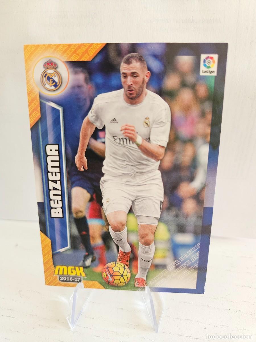 Cromos de F&uacute;tbol: 345 MEGACRACKS 16-17 BENZEMA - REAL MADRID - PANINI MGK 2016-2017 FICHAS