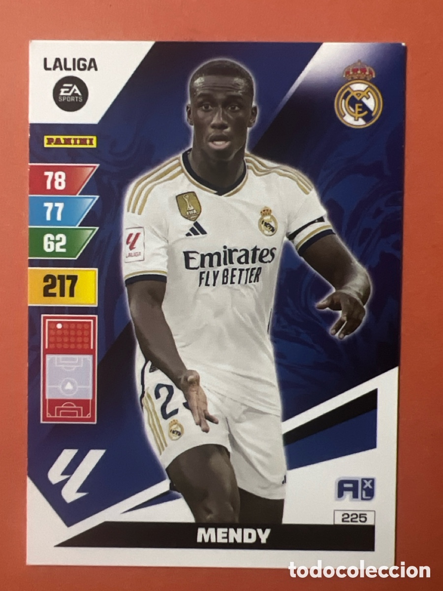 Fu&szlig;ball-Sticker: C7077. 225 Mendy Real Madrid Adrenalyn XL 2023 2024 23 24