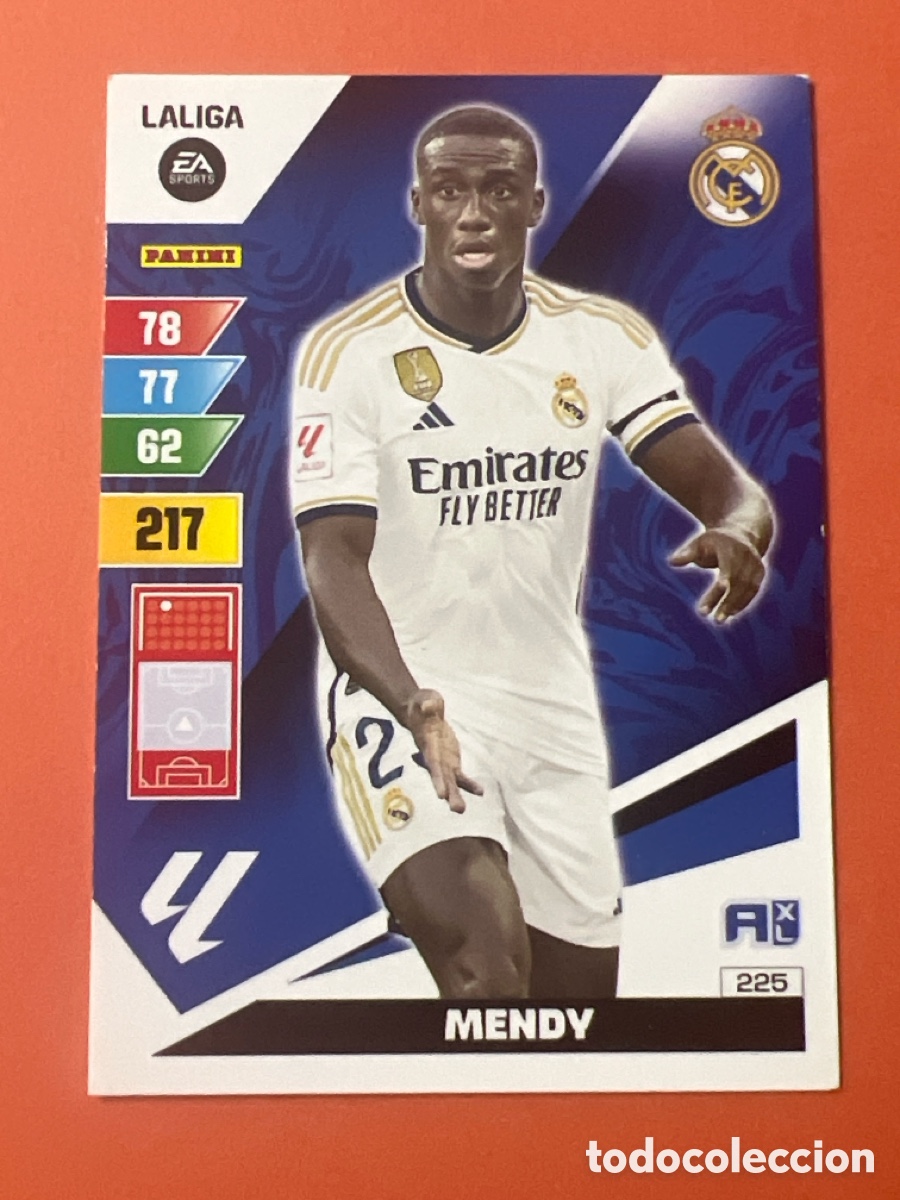 Football Stickers: C7166. 225 Mendy Real Madrid Adrenalyn XL 2023 2024 23 24
