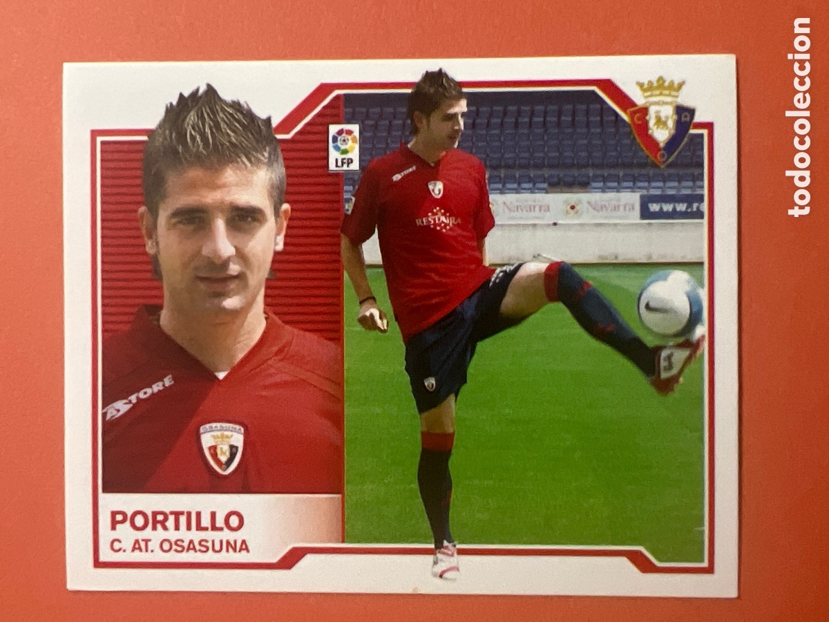 Figurine di Calcio: C21D. Portillo CA Osasuna Liga Este 07 08