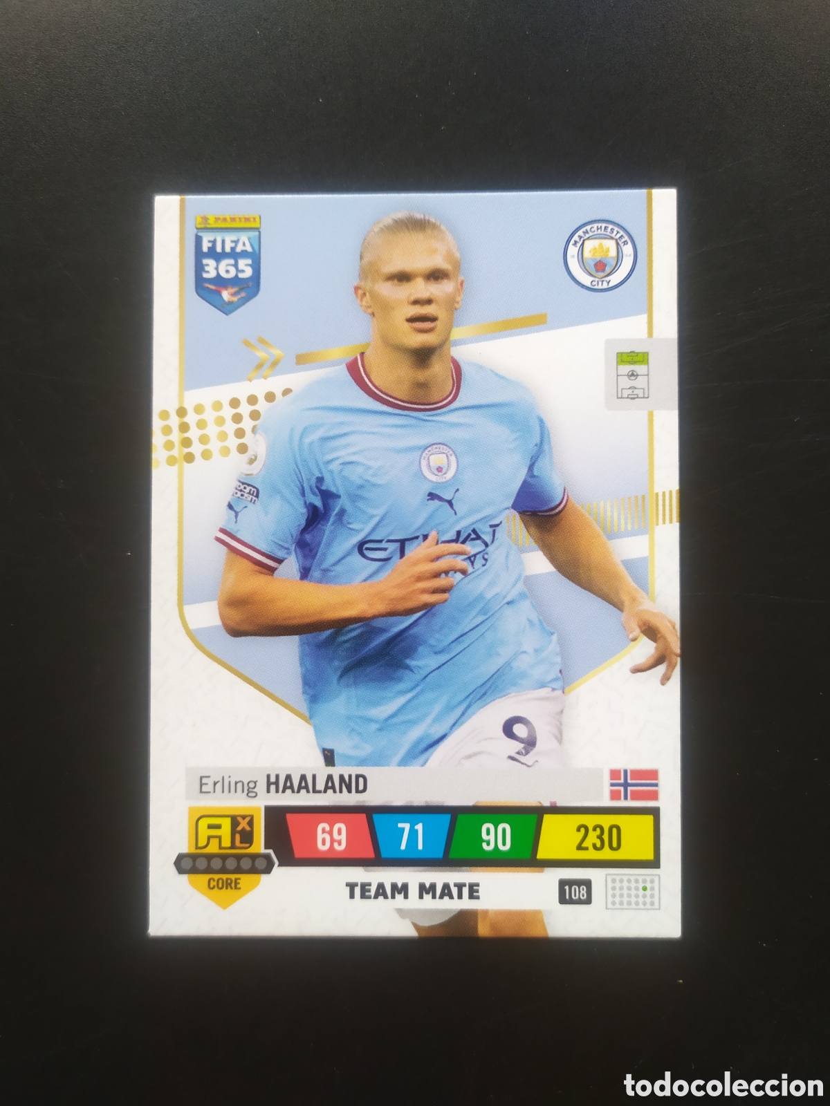Cromos de F&uacute;tbol: Adrenalyn FiFA 365 2022 2023 22 23 panini Haaland n&deg; 108 Manchester City