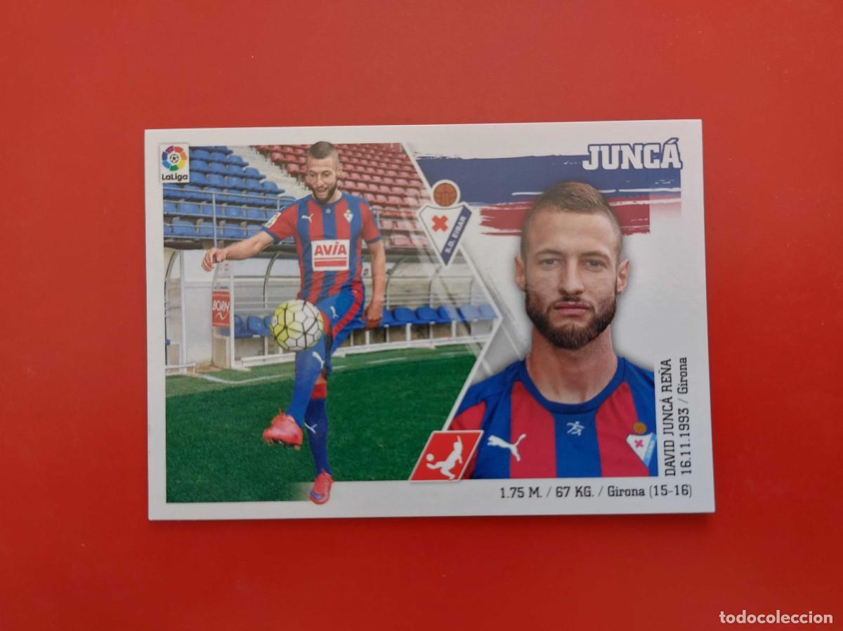 Cromos de f&uacute;tbol: 5 JUNCA EIBAR EDICIONES LIGA ESTE 15 16 2015 2016 NUEVO - Foto 1