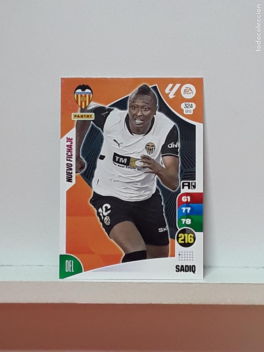 Cartes &agrave; collectionner de Football: ADRENALYN 2024 2025 24 25 ALBUM PANINI LIGA N 324BIS 324 BIS VALENCIA NUEVO SADIQ