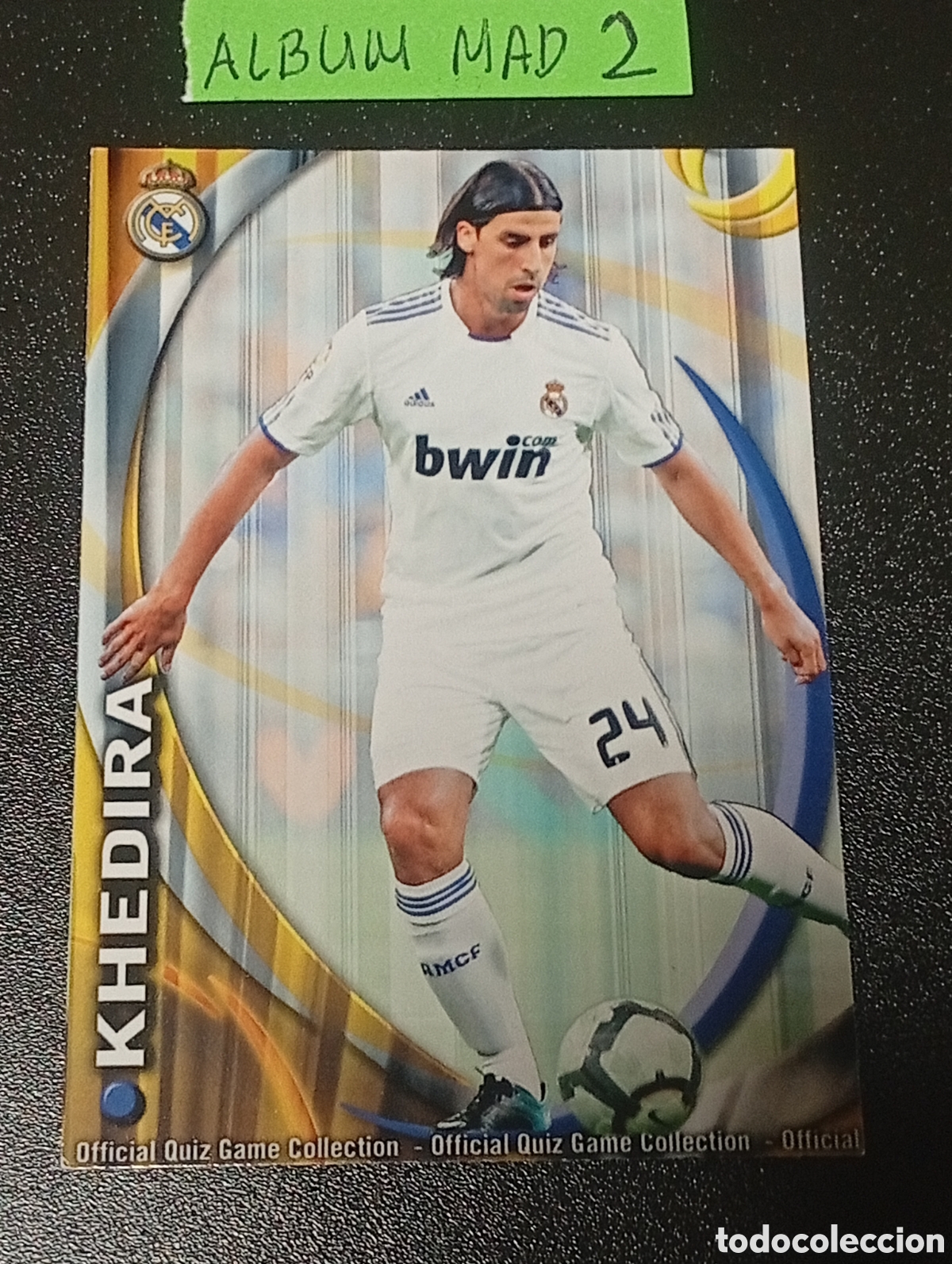Cromos de f&uacute;tbol: 642 fichaje &uacute;ltima hora KHEDIRA REAL MADRID MUNDICROMO 2010 2011 11 CROMOS MEGACRACKS ADRENALYN