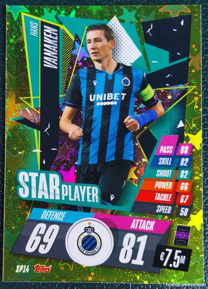 Figurine di Calcio: SP14 VANAKEN CLUB BRUGGE CHAMPIONS LEAGUE 20 21 FICHAS ALBUM TOPPS MATCH ATTAX 2020 2021
