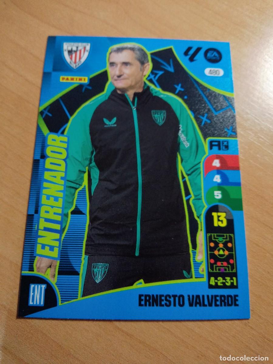 Cromos de F&uacute;tbol: 480 ERNESTO VALVERDE ENTRENADOR DEL ATHLETIC DE BILBAO 2024 2025 ADRENALYN XL 24 25 PANINI