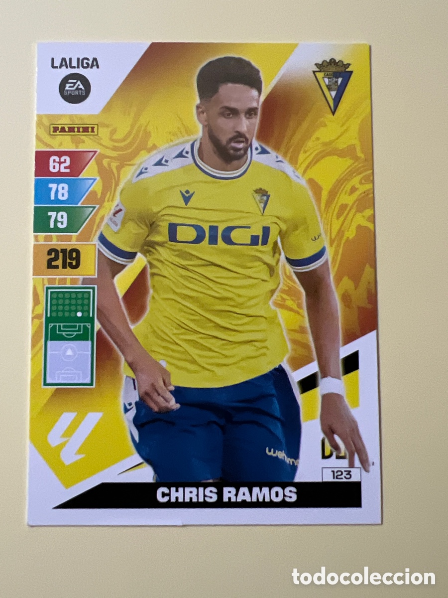 Figurine di Calcio: E1516. 123 Chris Ramos, C&aacute;diz CF, Panini Adrenalyn XL 2023 2024 23 24