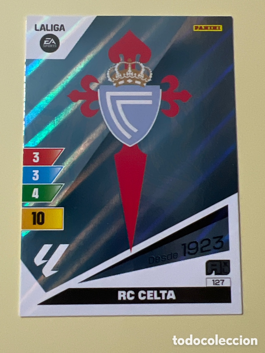 Cromos de F&uacute;tbol: E1520. escudo 127 celta adrenalyn 2023 2024 23 24