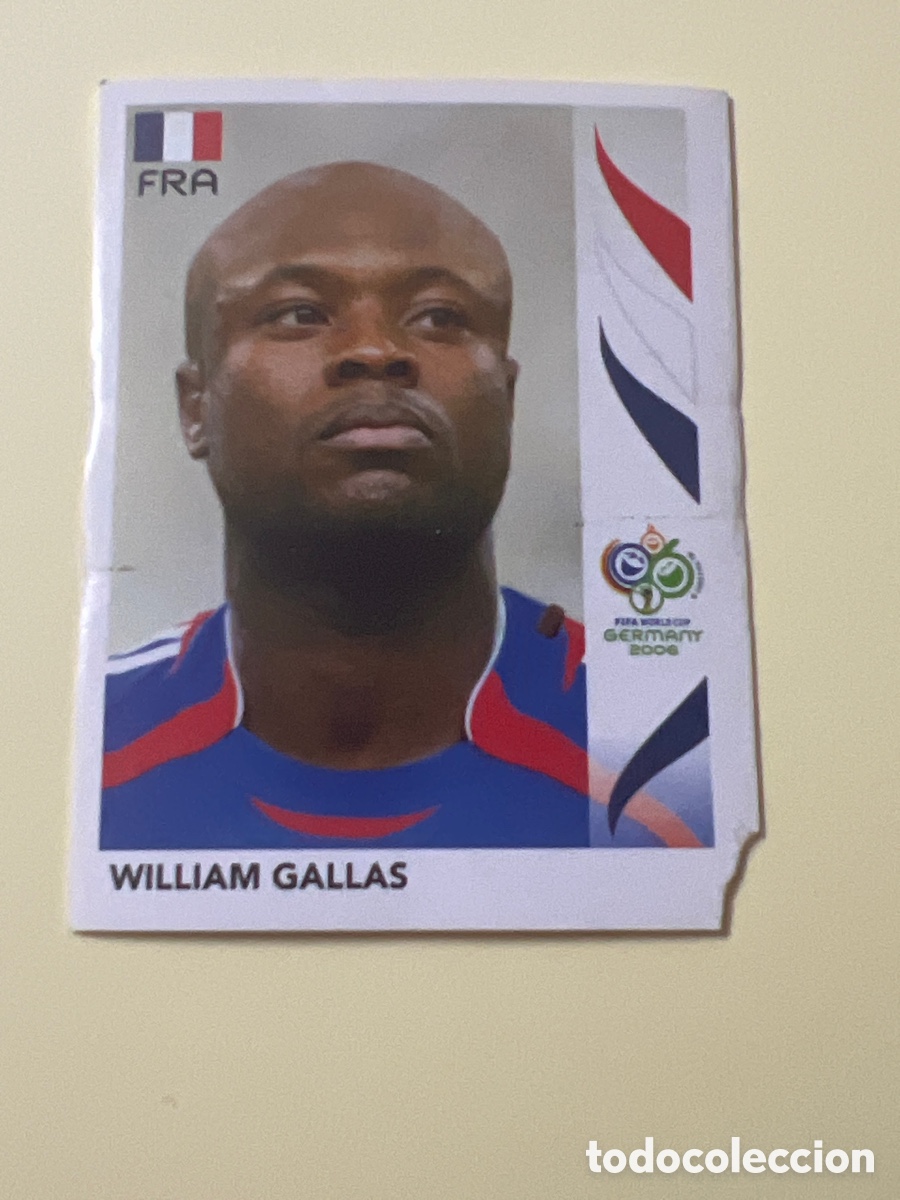 Fu&szlig;ball-Sticker: A2013. mundial germany 2006 panini , 458 gallas, francia,nunca pegado