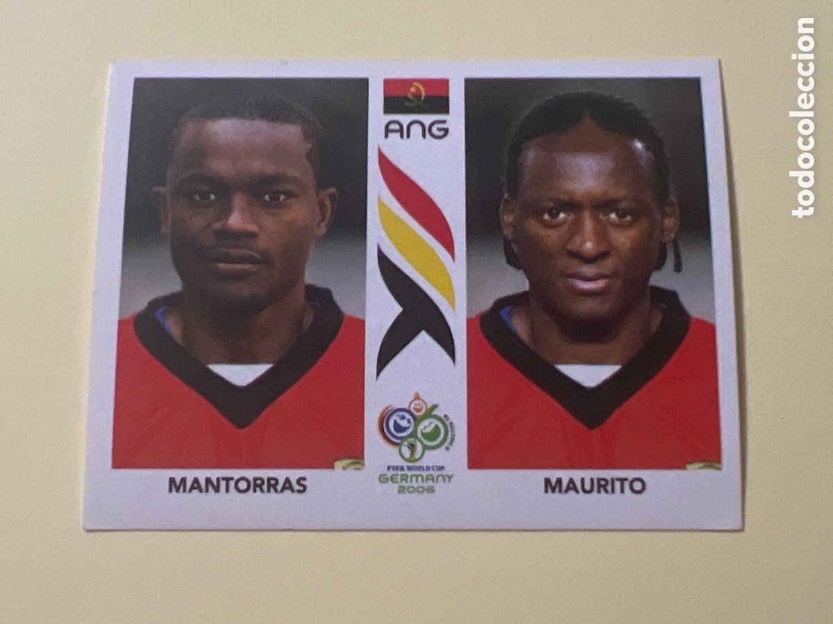Football Stickers: C8805. MUNDIAL ALEMANIA 2006 06 FIFA WORLD CUP N&ordm; 310 MANTORRAS / MAURITO - ANGOLA - GERMANY