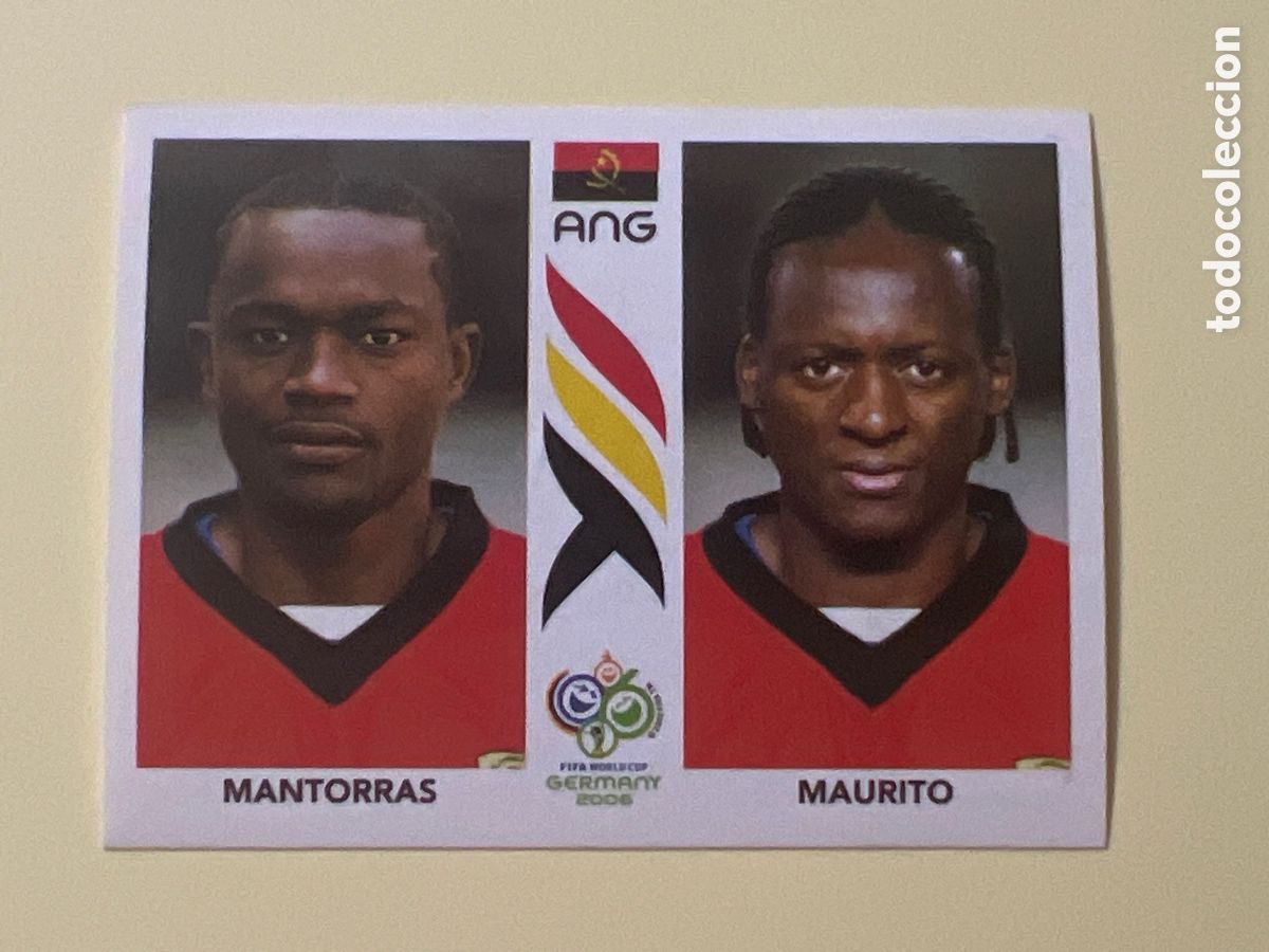 Fu&szlig;ball-Sticker: C8814. MUNDIAL ALEMANIA 2006 06 FIFA WORLD CUP N&ordm; 310 MANTORRAS / MAURITO - ANGOLA - GERMANY