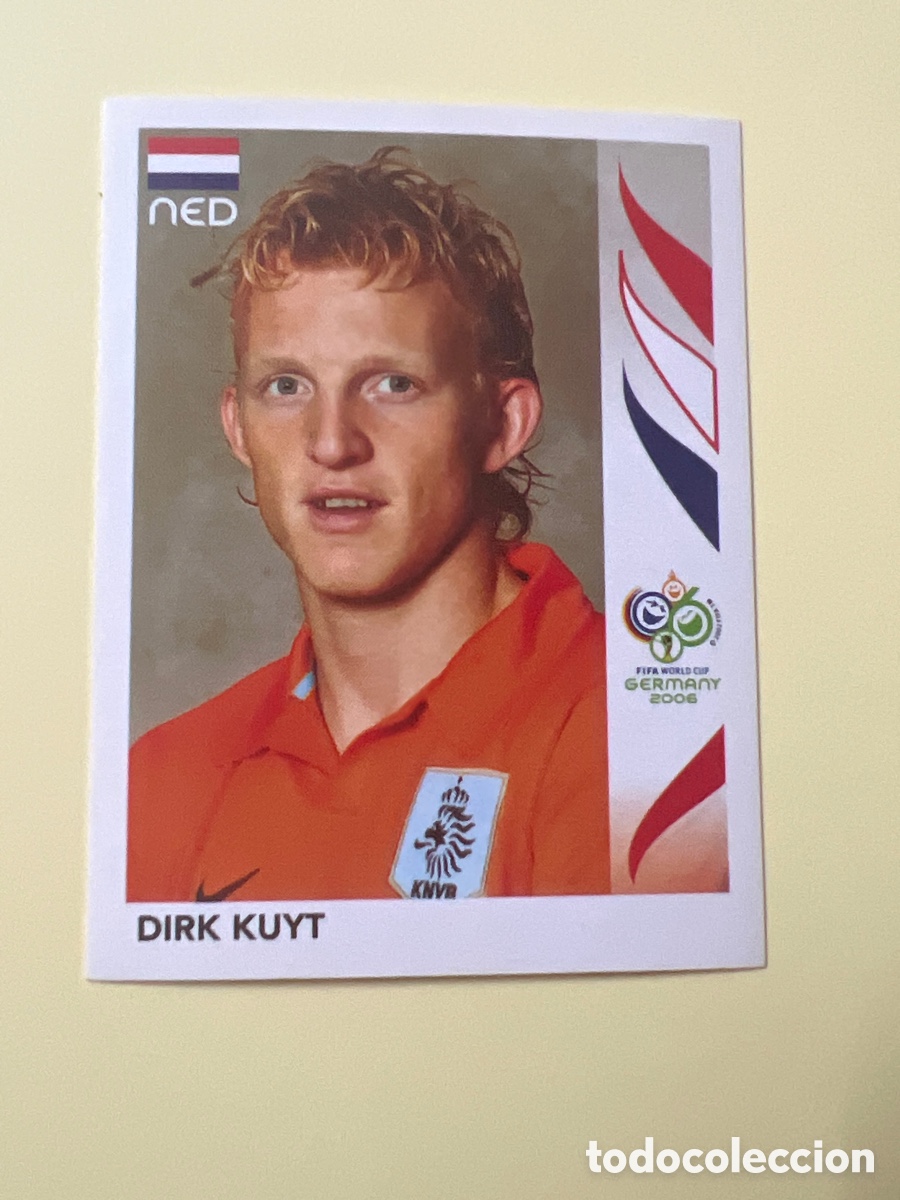 Figurine di Calcio: C9239. MUNDIAL ALEMANIA 2006 PANINI N&ordm; 239 DIRK KUYT (HOLANDA) - STICKER FIFA WORLD CUP GERMANY 06