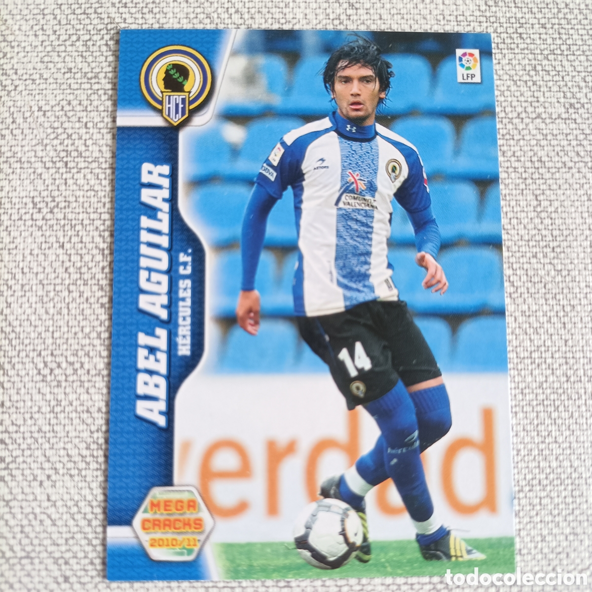 Cromos de F&uacute;tbol: Abel Aguilar H&eacute;rcules 453 Megacracks 2010/11