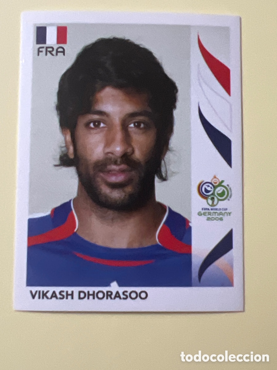 Fu&szlig;ball-Sticker: A1632. CROMO n&ordm; 462 DHORASOO FRANCIA FIFA WORLD CUP GERMANY 2006 DE PANINI