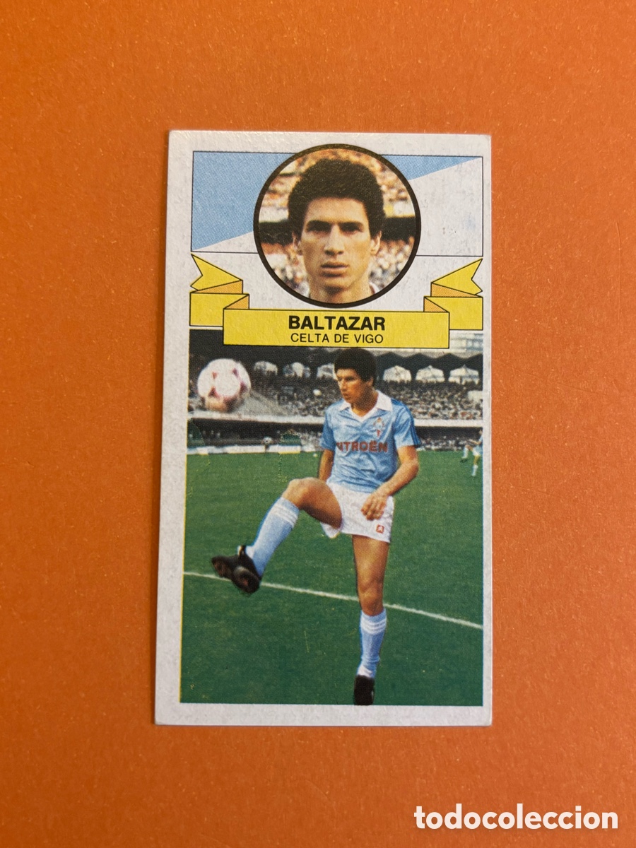 Cromos de F&uacute;tbol: Baltazar Coloca Celta de Vigo 85 86. Liga Este 1985 1986. Sin Pegar