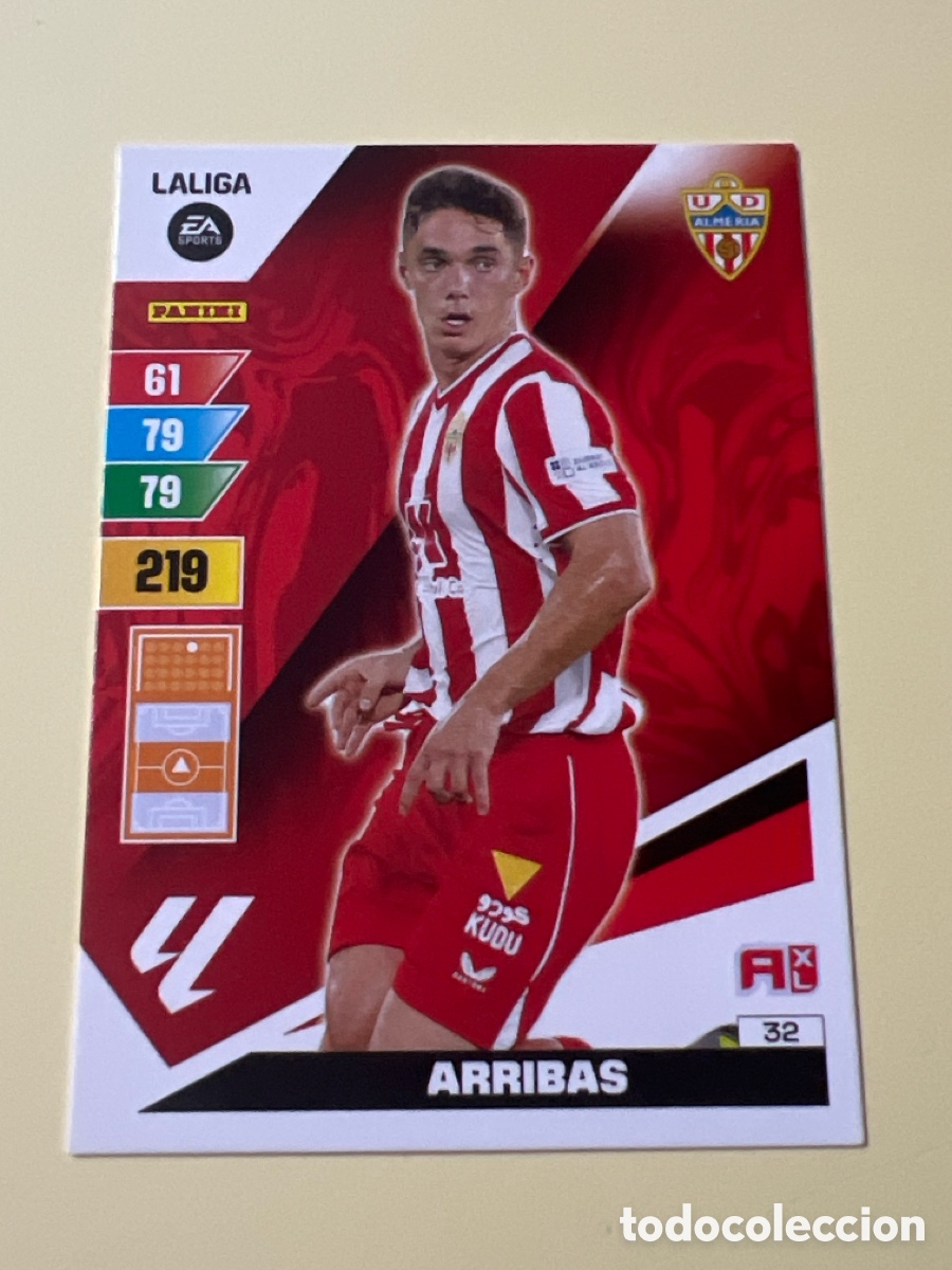 Figurine di Calcio: C4747. PANINI ADRENALYN - LIGA 2023-24 (23 - 24) - N&ordm; 32 - ARRIBAS - ALMERIA