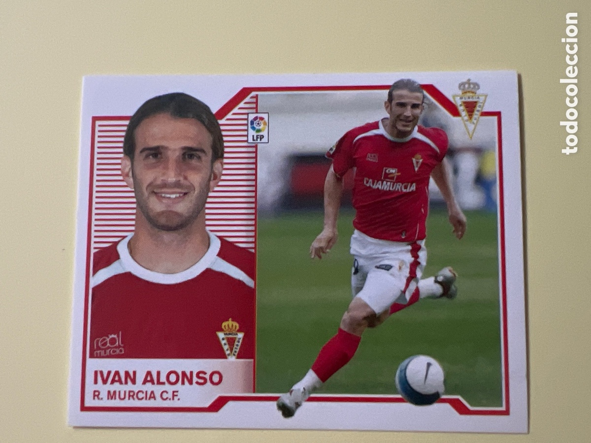 Figurine di Calcio: C3901. IVAN ALONSO MURCIA EDICIONES ESTE LIGA 07-08 PANINI 2007 2008 SIN PEGAR
