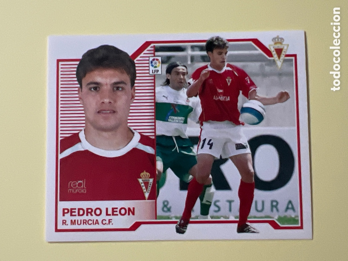 Figurine di Calcio: C3945. PEDRO LEON MURCIA EDICIONES ESTE LIGA 07-08 PANINI 2007 2008 SIN PEGAR