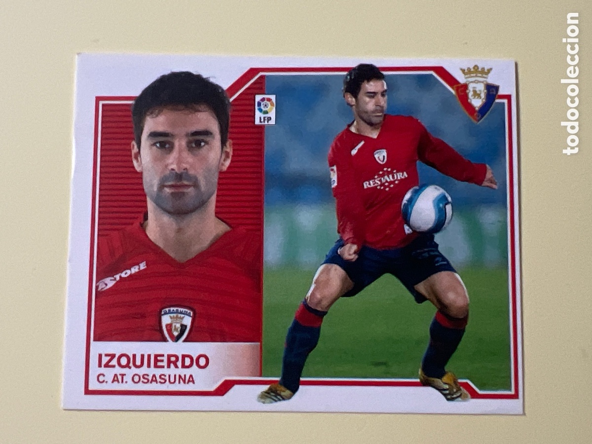 Fu&szlig;ball-Sticker: C4016. Izquierdo CA Osasuna Liga Este 07 08