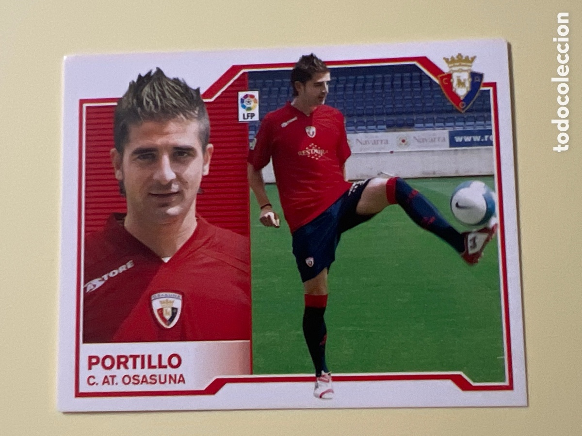 Figurine di Calcio: C4045. Portillo CA Osasuna Liga Este 07 08