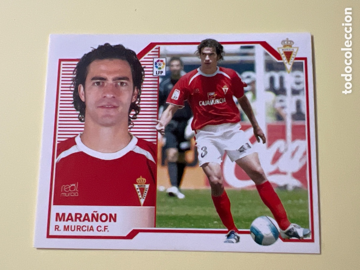 Cromos de F&uacute;tbol: C4109. MARA&Ntilde;ON MURCIA EDICIONES ESTE LIGA 07-08 PANINI 2007 2008 SIN PEGAR