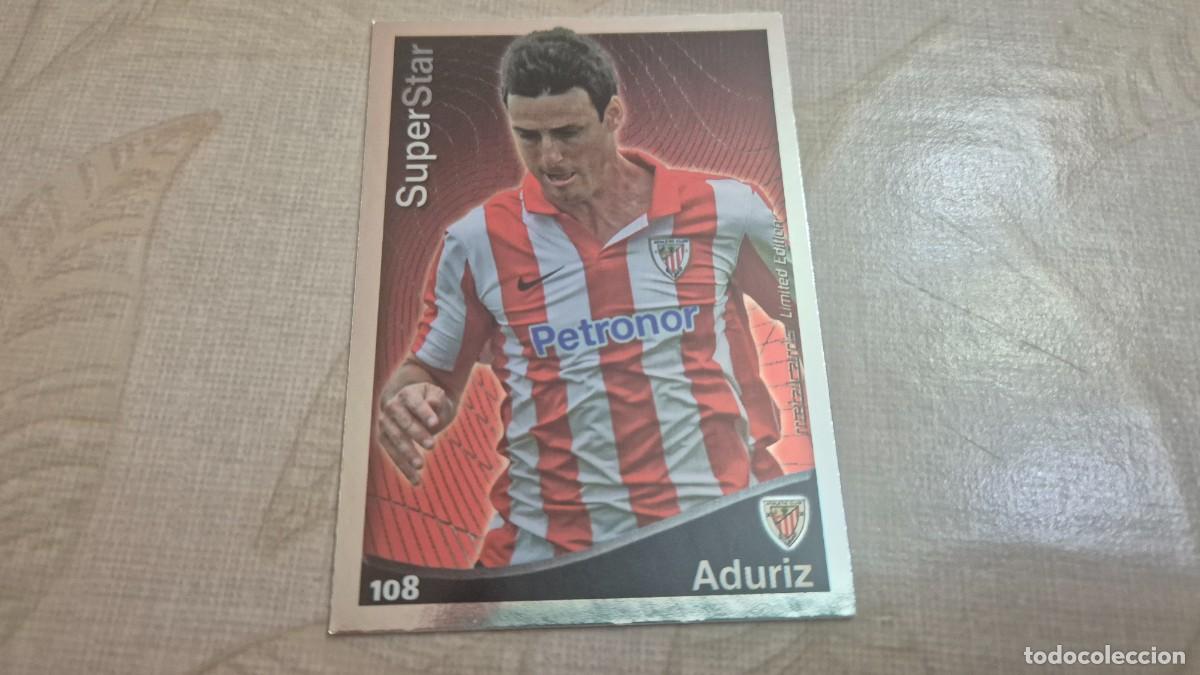 Figurine di Calcio: MUNDICROMO 2014 2015 LAS FICHAS QUIZ DE LA LIGA 2015 SUPERSTAR N&ordm; 108 METALCARDS LIMITED EDITION