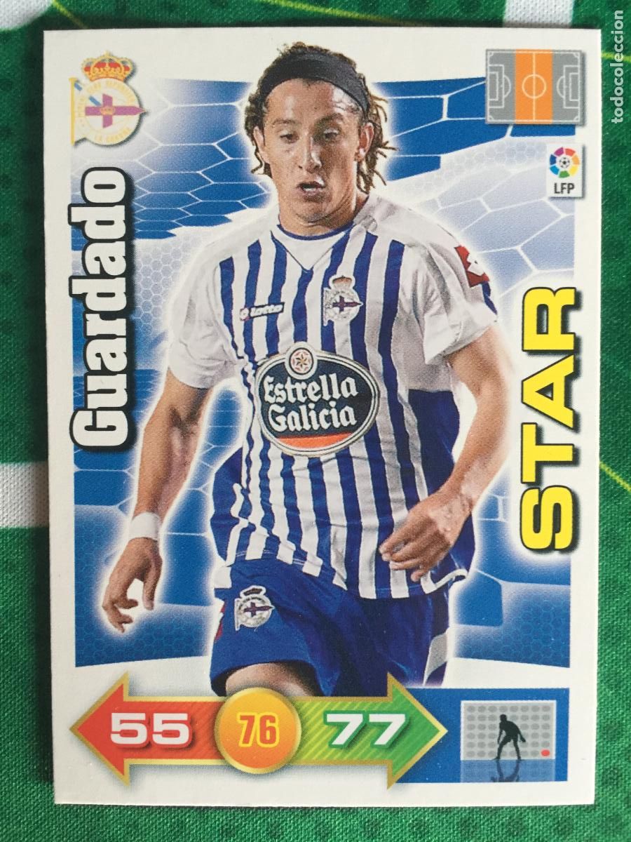 Cartes &agrave; collectionner de Football: 86 Guardado R.C. Deportivo Star Adrenalyn XL 2010 2011 10 11 PANINI