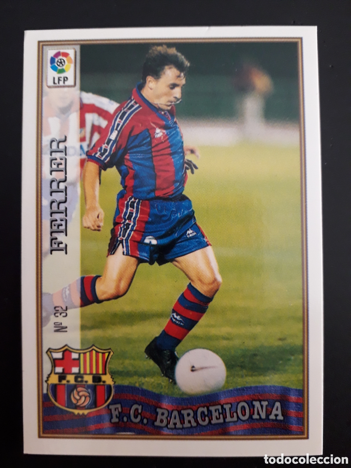 Cromos de F&uacute;tbol: FERRER FC BARCELONA N&deg; 32 LAS FICHAS DE LA LIGA 1997 1998 97 98 MUNDICROMO MC PEDIDO M&Iacute;NIMO 3&euro;